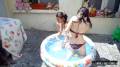 Danni & Jessie In The Pool
